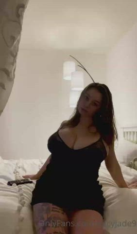 Juicy Jade Lingerie Tits gif