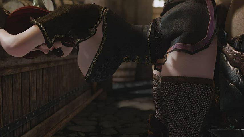 Anal Elf Forced Futanari gif