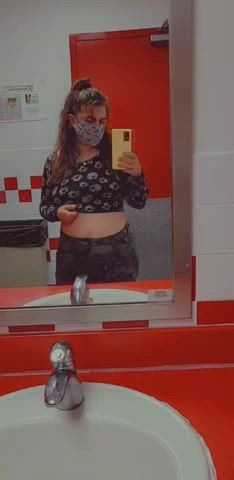22f What would you do if you found me like this in the men's room?