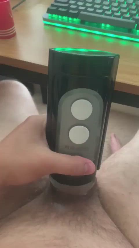 fleshlight jerk off male masturbation gif