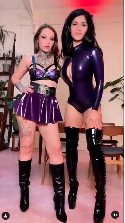 dominatrix latex onlyfans femme-fatales gif