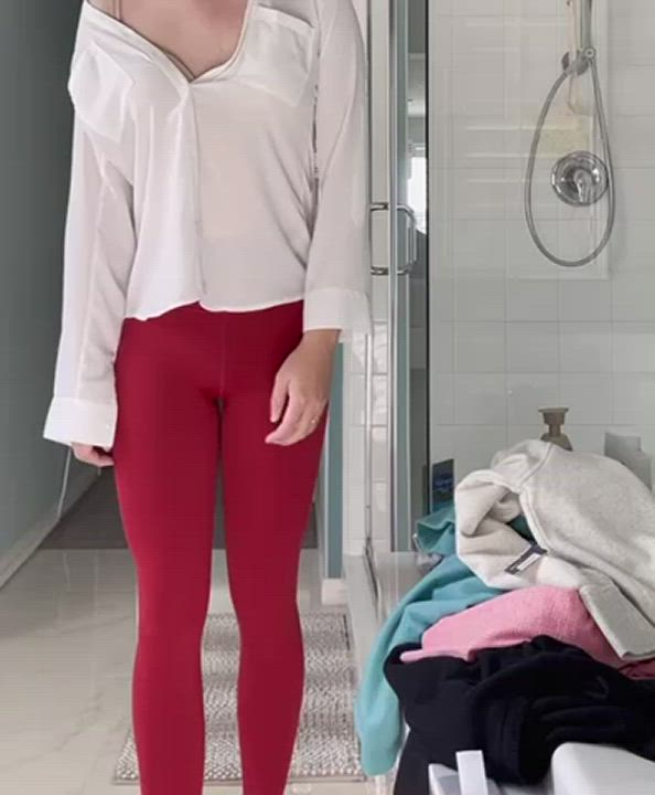 Femboy Leggings Sissy gif