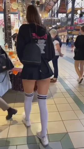 flashing public pussy gif