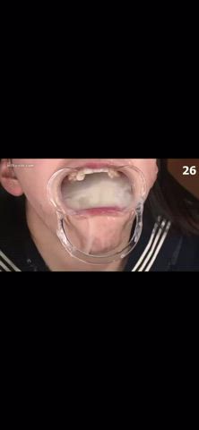 cum in mouth cum swallow cumshot swallowing gif