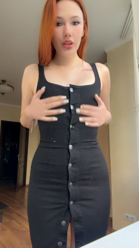 cute onlyfans redhead teen tits petite tiny-tits gif
