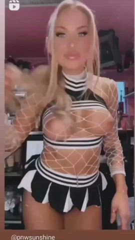 blonde nipples tits gif