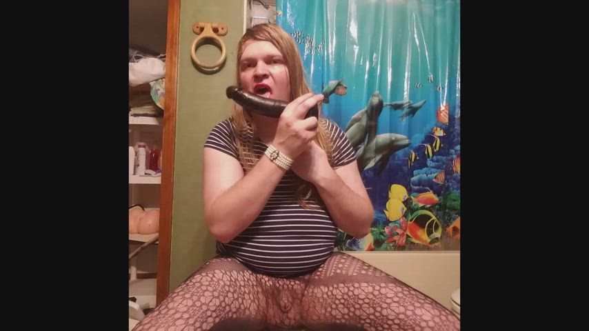 crossdressing femboy sissy gif