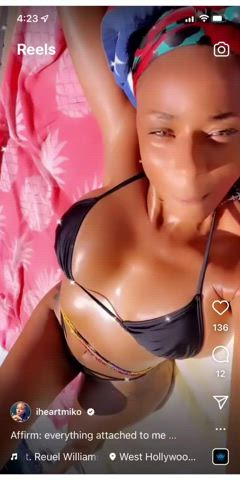 Big Tits Bikini Brown Eyes gif