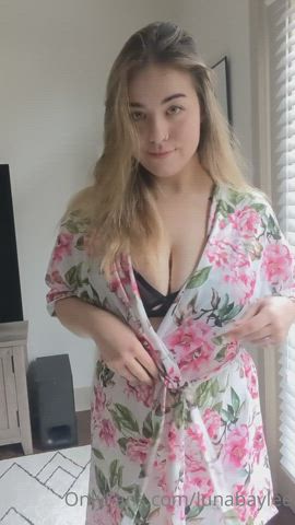 bbw chubby lingerie gif