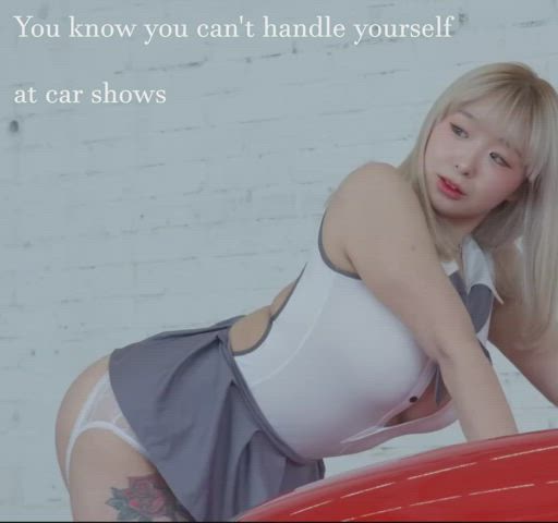 car humiliation model gif