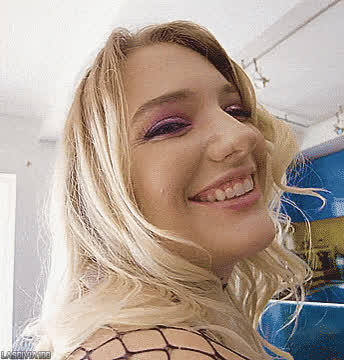 Blonde Kenna James White Girl gif