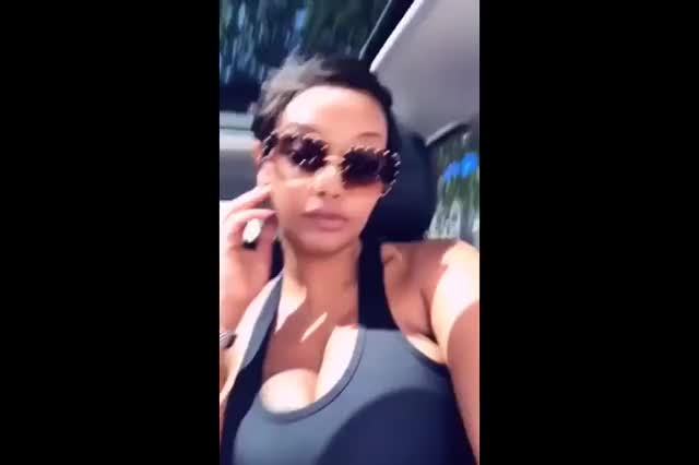 Flashing in the car