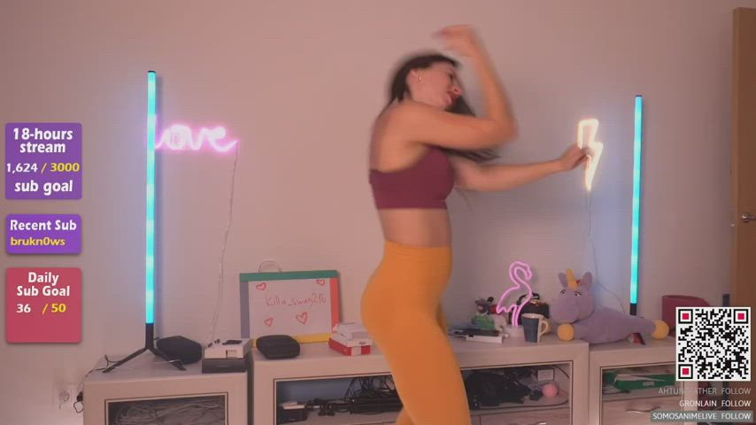 Dancing Leggings Tight Ass gif