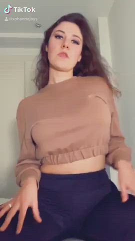 Babe Babes Boobs Busty Dancing OnlyFans Teen TikTok gif
