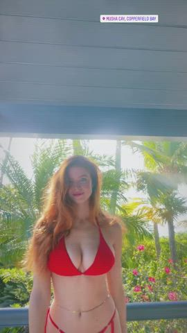 Bikini Redhead Swimsuit gif