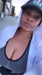 Ebony big titted milf