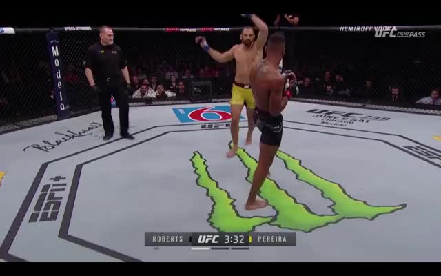 Pereira |Roberts| River dance superman punch showtime hook
