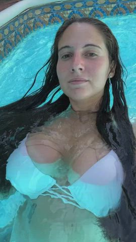 bbc bbw big tits bikini nsfw onlyfans pawg pool sex thick gif