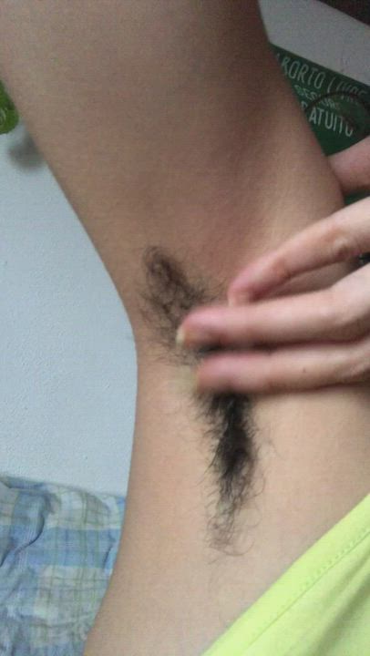 Hairy Armpits Latina Long Hair gif