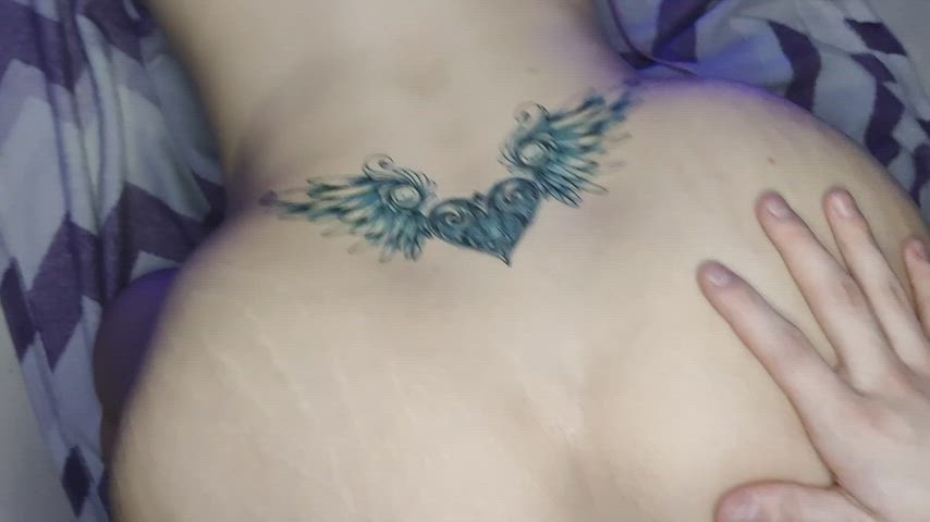 Breeding Tight Pussy with lower back Tattoo