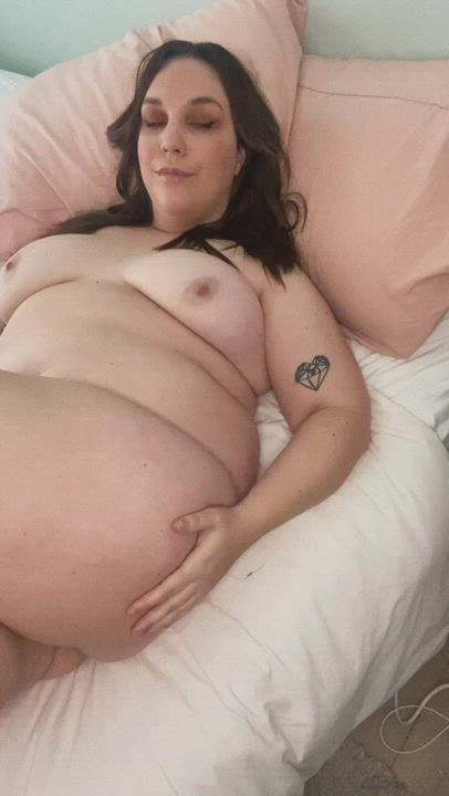 BBW Chubby Masturbating gif