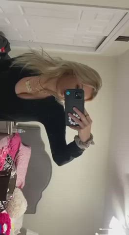 big tits blonde tiktok gif