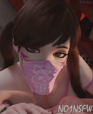 [F4M]: "Simp-Baiting D.Va encounters someone happy to demonstrate where she
