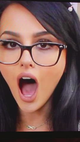 SSSNIPERWOLF Facial Cum tribute