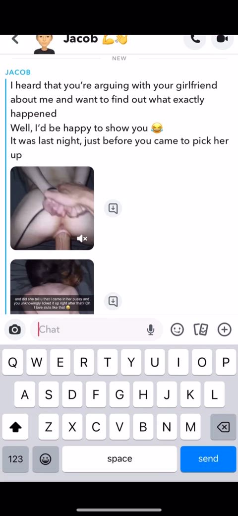 She didn’t want to admit to her boyfriend that she had cheated on him, so her friend