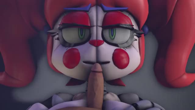 [fnaf Sfm/nsfw] Baby's blowjob