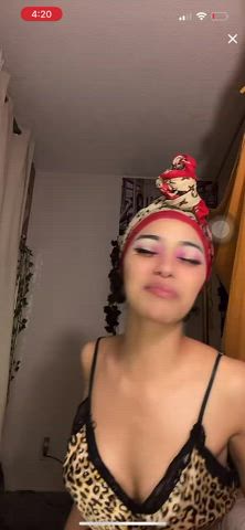 Ebony Nipslip TikTok gif