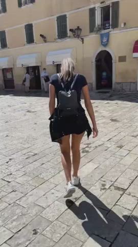 amateur butt plug flashing public gif