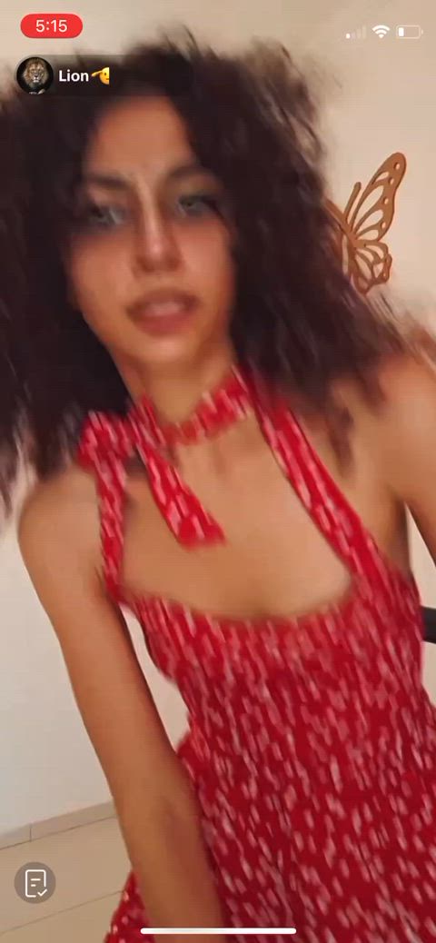 accidental areolas nipslip tiktok gif