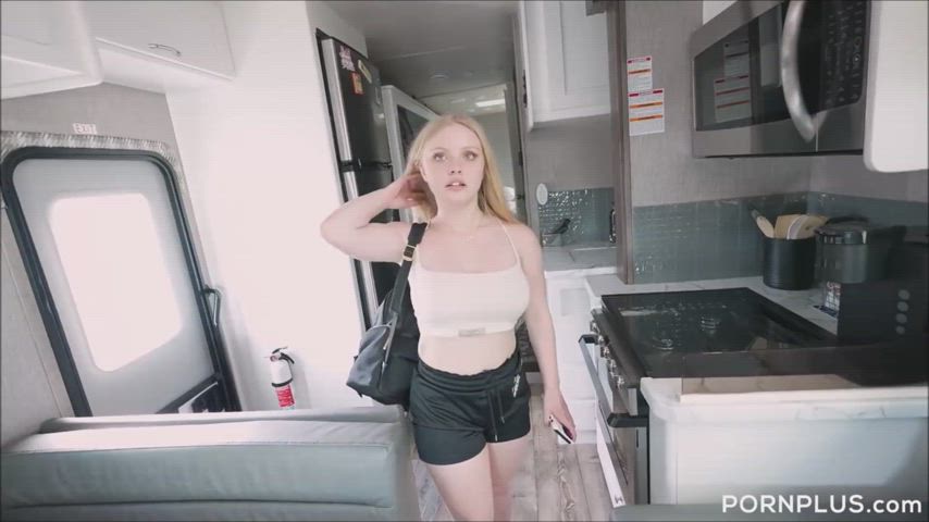 ass blonde blowjob creampie jiggling natural natural tits outdoor petite tits gif