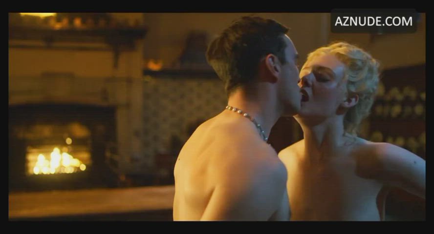 blonde celebrity elle fanning fetish kitchen moaning nipples skirt small tits gif