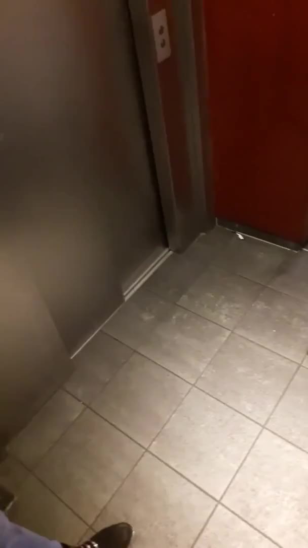 Elevator FFFM blowjob