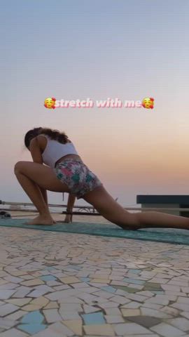 Who want to stretch her??
