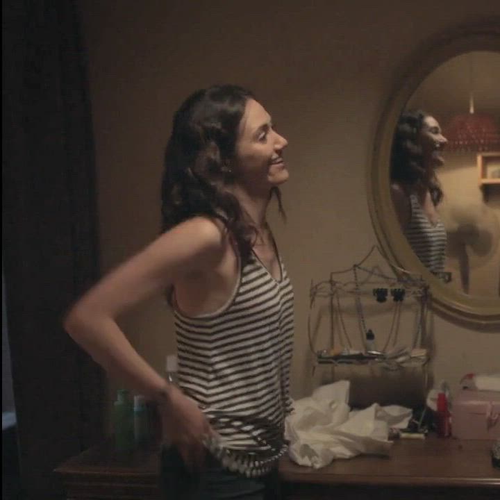 Belly Button Bra Emmy Rossum gif