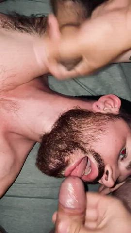 What’s better than sucking a cock? Sucking 2 cocks! ?? link in comments ⬇️