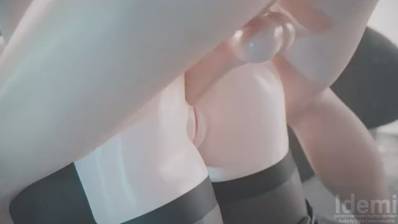 3D Anal Cum gif