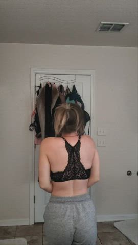 booty brunette hotwife gif