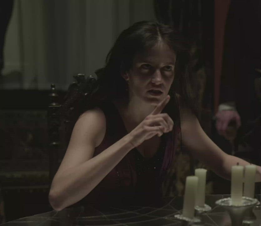 Clothed Eva Green talking dirty in Penny Dreadful