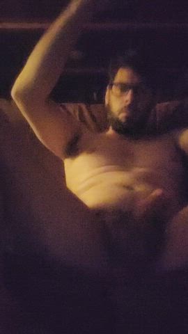 cock jerk off masturbating solo gif