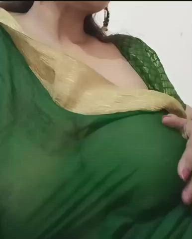 big tits boobs chubby desi huge tits indian milf moaning tease gif