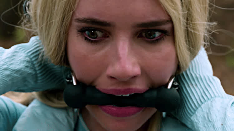 bondage emma roberts gag gagged gif