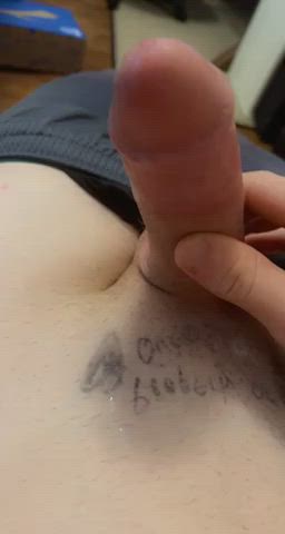 edging femboy precum gif