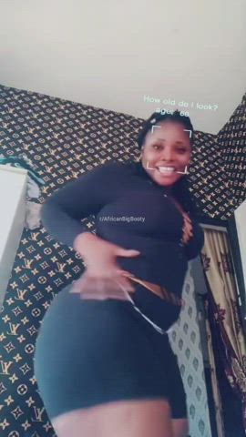 african big ass booty gif