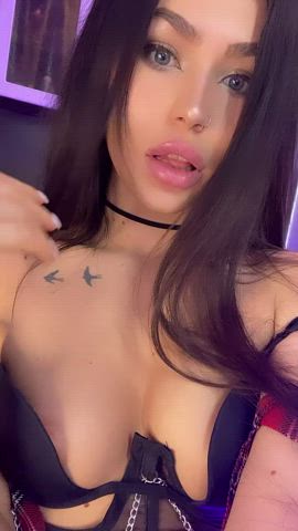 Am I needy when I want you to cum in my open mouth?😈