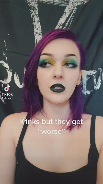 Emo Goth Kinky TikTok gif