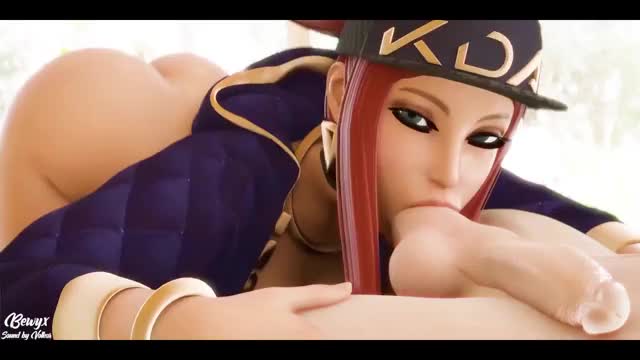 Akali KDA Sucking Balls